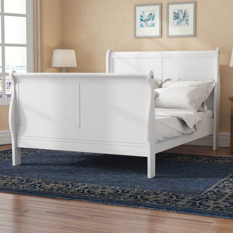 Lit standard Swihart, Double, Gris antique