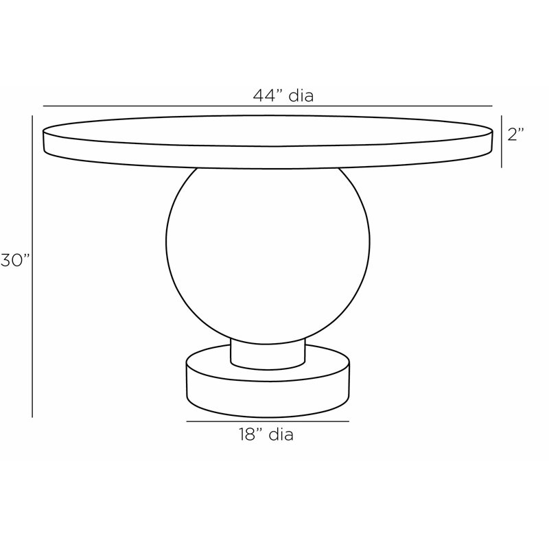 Brenna Round Dining Table