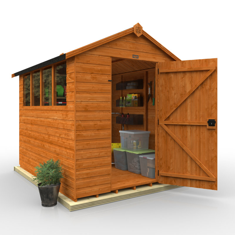 8x6w Tiger Shiplap Apex