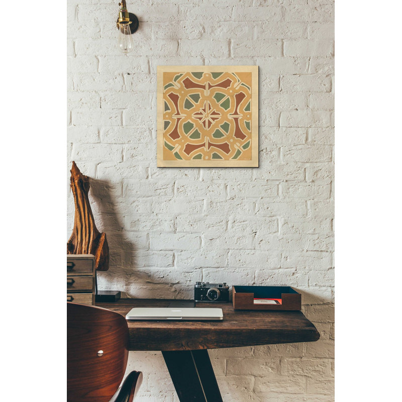 'Garden Pattern II' by Stellar Design Studio, Acrylic Glass Wall Art, 12" H x 12" W x 0.13" D