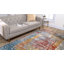 Tapis oriental bleu, orange et rouge Hartell-361983157