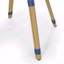 Patio Bistro Table with Rattan Top,Aluminum Frame