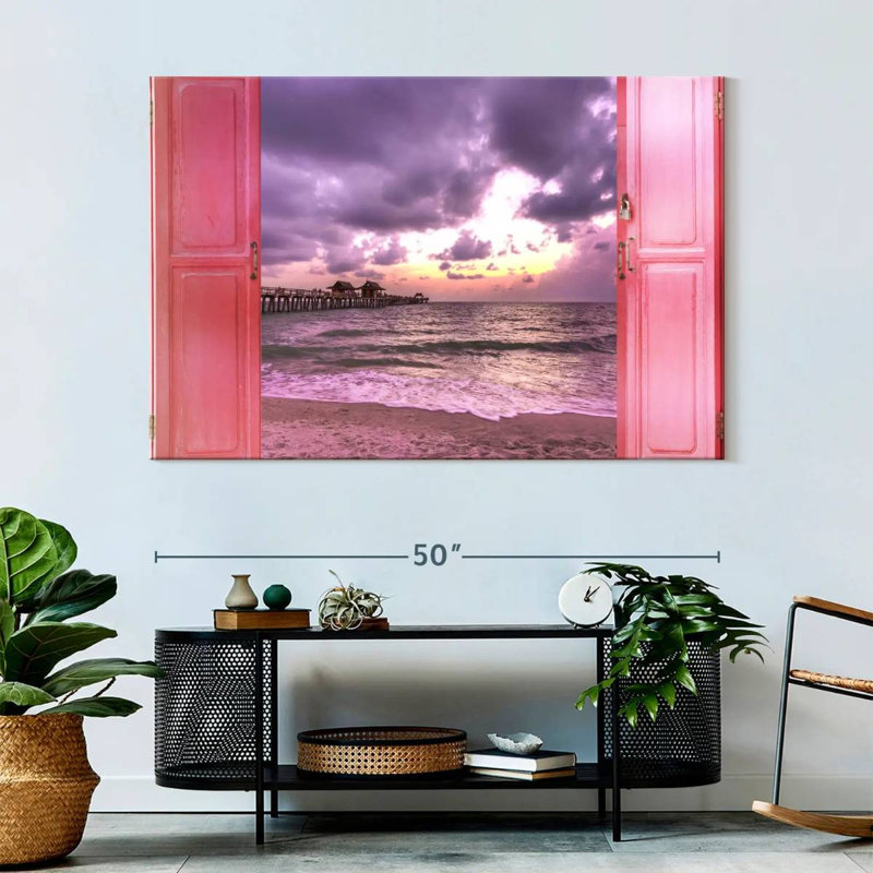 Gillard Window To Dramatic Gillard, 34" H x 51" W