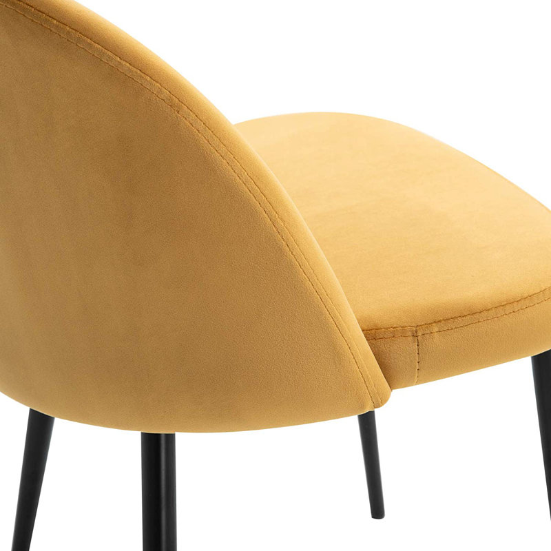 Upholstered Dining Chair, Camel