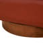 Chaise pivotante en cuir et cuir Tessa-590468038