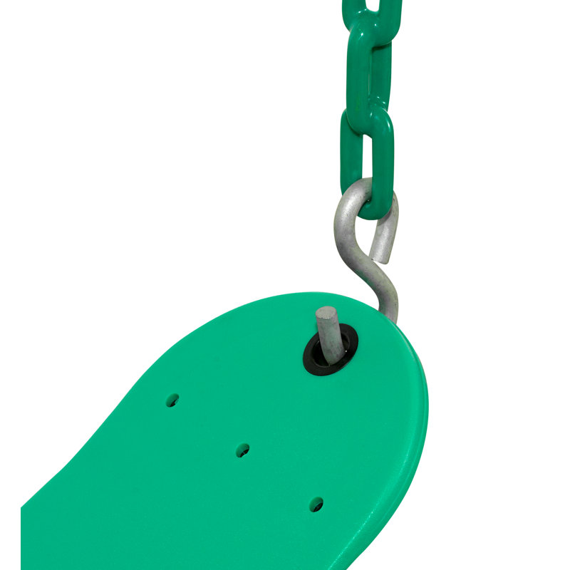 Replacement Coated Heavy-Duty Swing Seat Chain | Playground Sets & Accessories for Children, Green