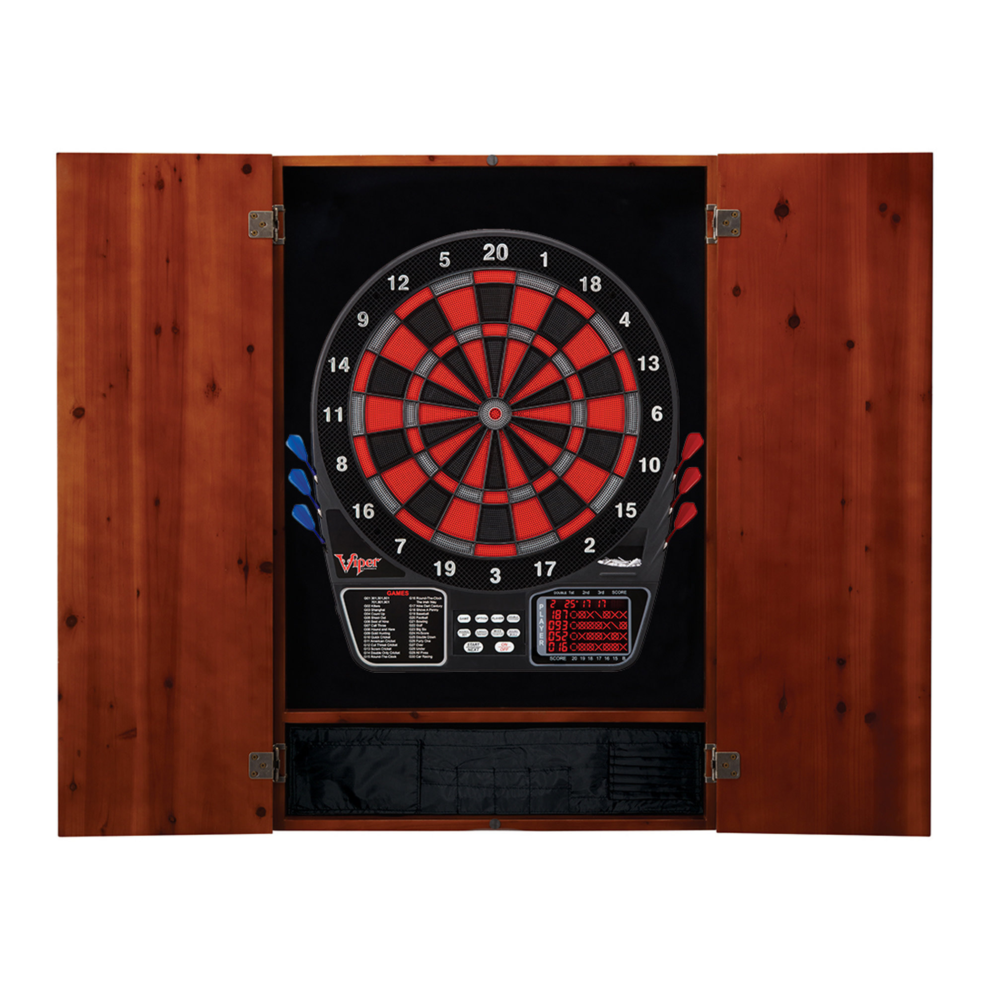 DMI Ensemble de jeu de fléchettes et d'armoires à poils avec lumières