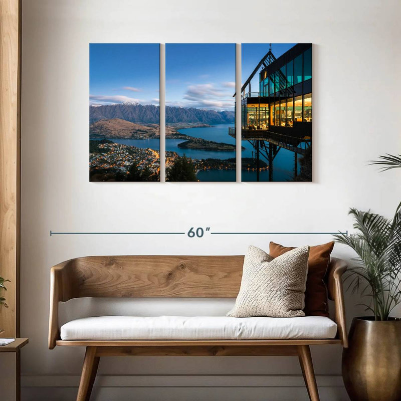 Queenstown Architecture, 28" H x 45" W