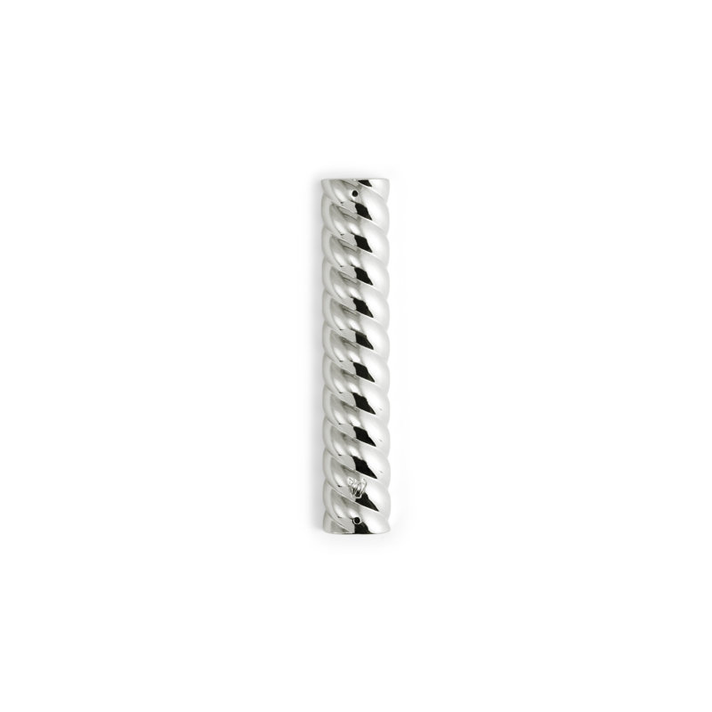Twist Mezuzah, Silver