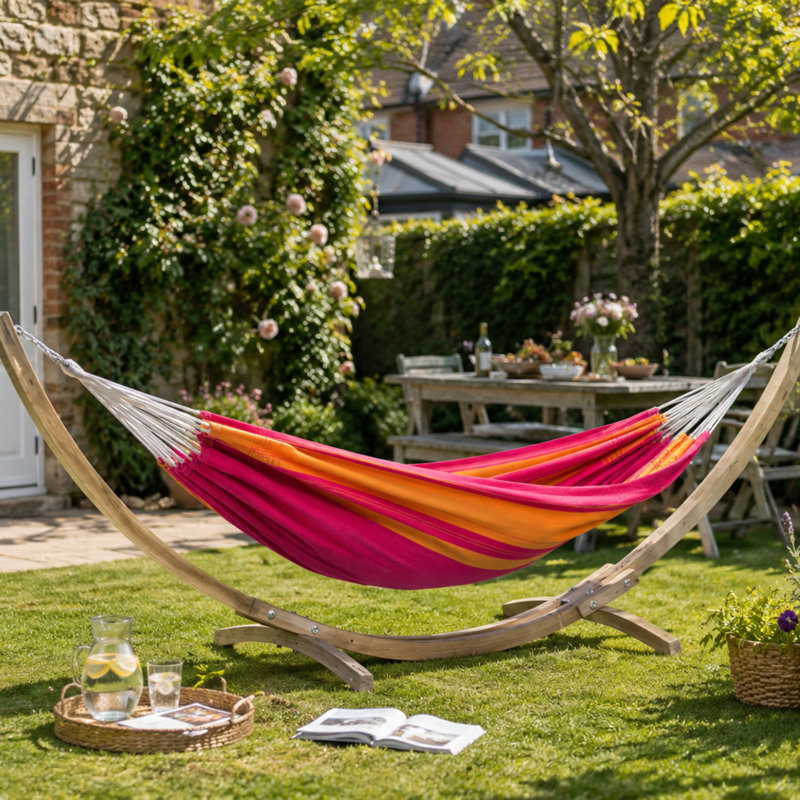 Santana Hammock, Pink/Orange