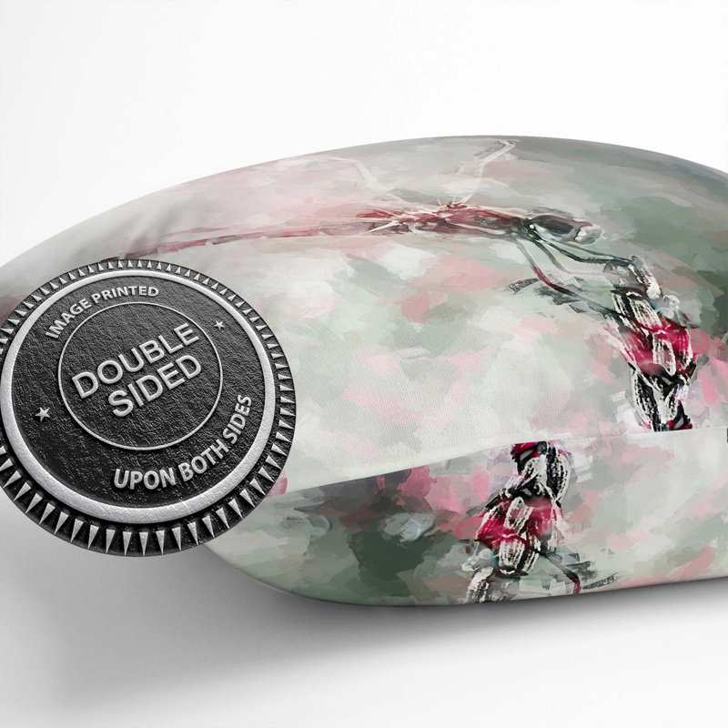 Perched Dragonfly DBL Cushion with Filling, 40cm H x 40cm W x 15cm D