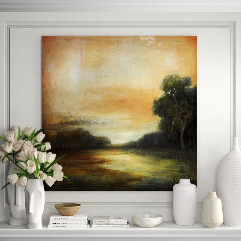 Untitled Painting by Chelsea Art Studio, 54" H x 54" W x 1.5" D, Image Brush Gel