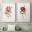 Pivoine écarlate - ensemble de 2 reproductions d'art-1707268027-1707267970-1707268024