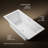Underscore Rectangle 72" x 36" Heated Bubblemassage Air Bath with Center Drain-51573535