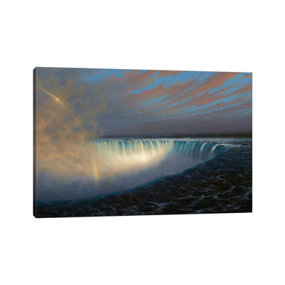 Transcendence Niagara Falls by Ken Salaz - Wrapped Canvas Painting