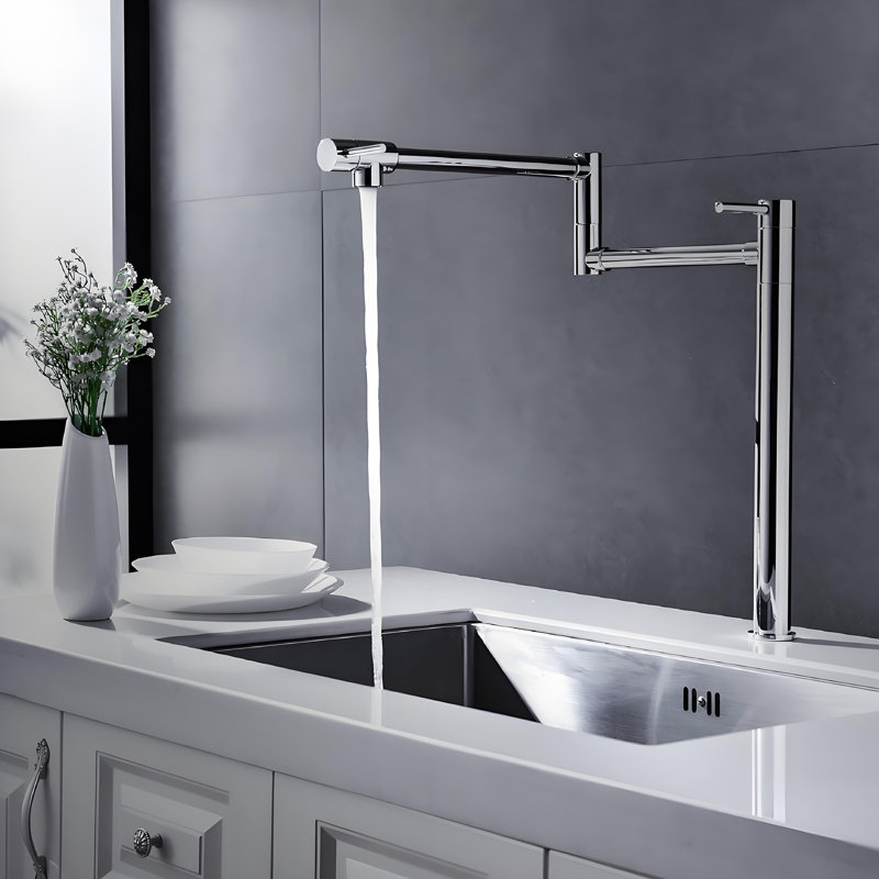 Dilon Kitchen Faucet, Polished Chrome