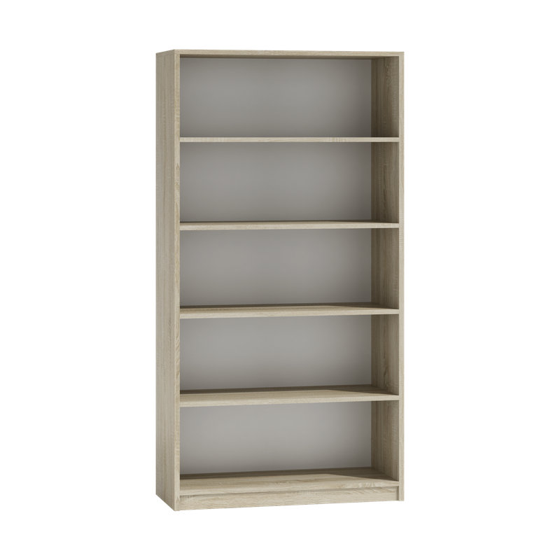 Bozman Solid Wood Bookcase, (5 Shelves) 71.65"H x 23.62"W x 11.81"D