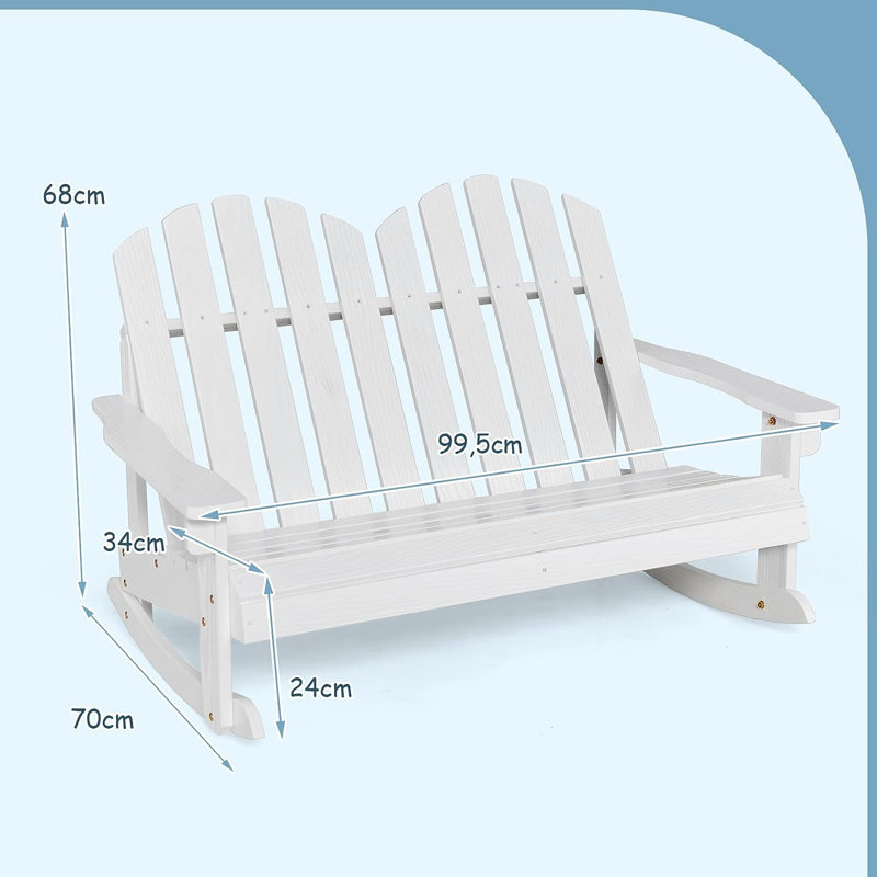 Grillo Fir Outdoor Chair, White