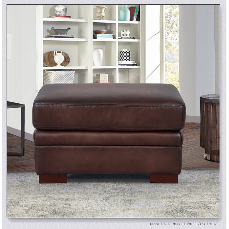 Repose-pieds en cuir Brookfield