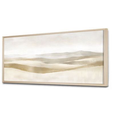Beige Abstract Canvas, Neutral Desert Wall Art, Neutral Abstract Field