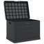 Dakota Fields 77.5cm W 170L Plastic Deck Box in Anthracite