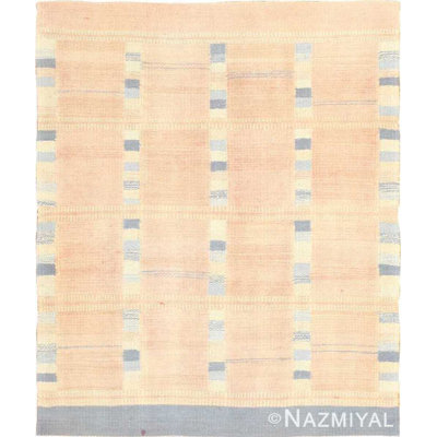Petit tapis kilim d'inspiration scandinave moderne