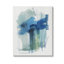 «Blue Scribbles Paint Single Photo Frame» par Grace Popp sur toile-105885142-105108635