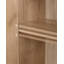 Armoire de rangement Mid-Century moderne à 4 portes avec portes en rotin tissé et tablettes réglables