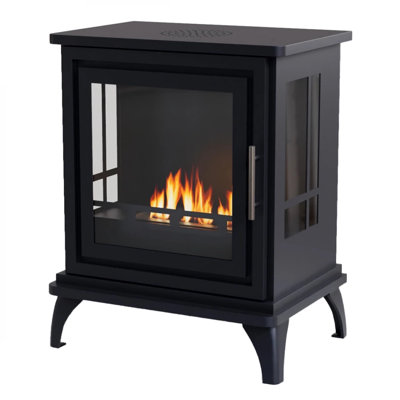 17 Stories 55cm W Bio-Ethanol Fireplace with 683 BTU