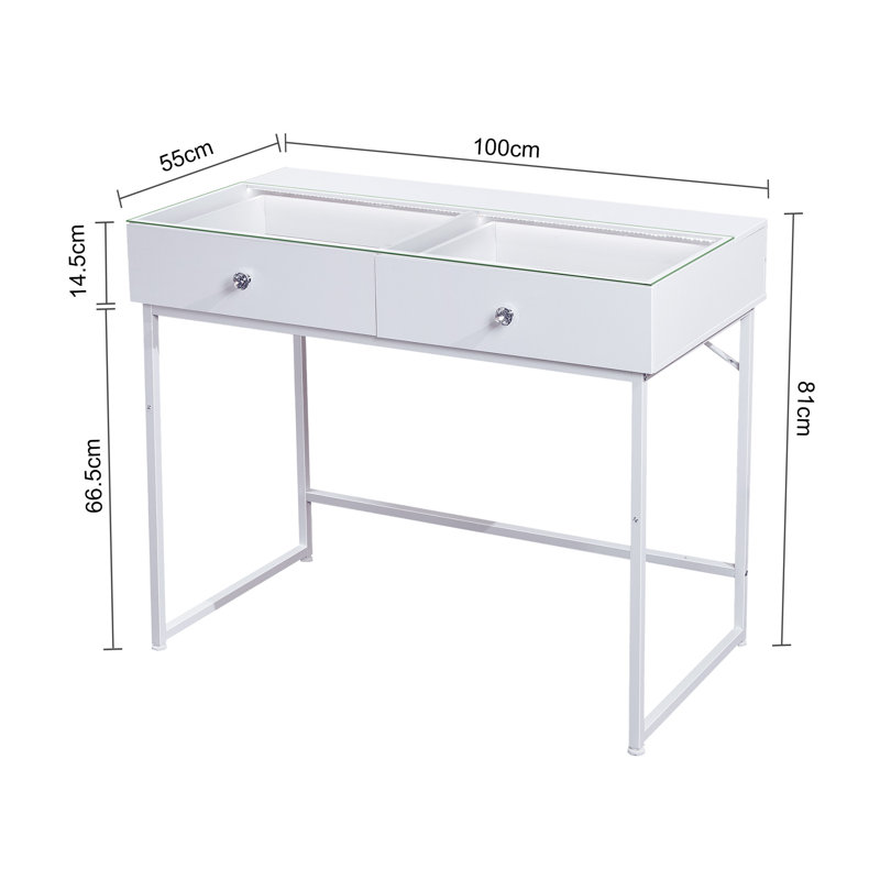 Ailse Dressing Table with Mirror