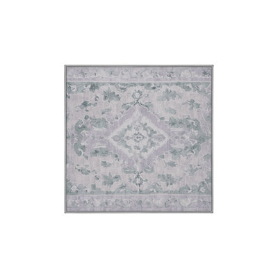 Machine Washable Gray Area Rug