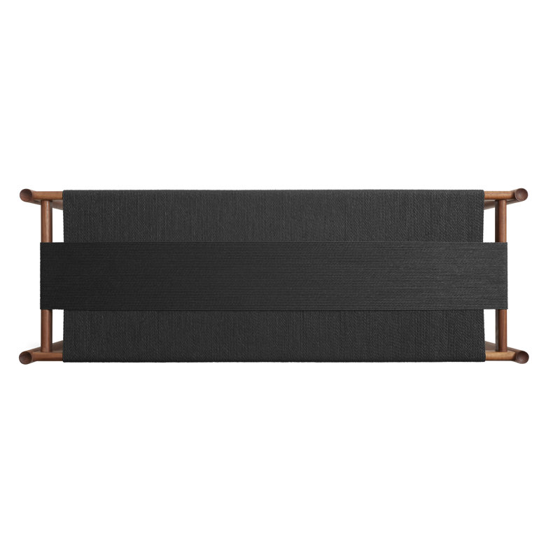 Invitation Bench, 18" H x 48" W x 18" D, Walnut