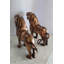 Paire de lions en aluminium avec finition bronze 19 po x 12 po x H 14 po Jasonlee
