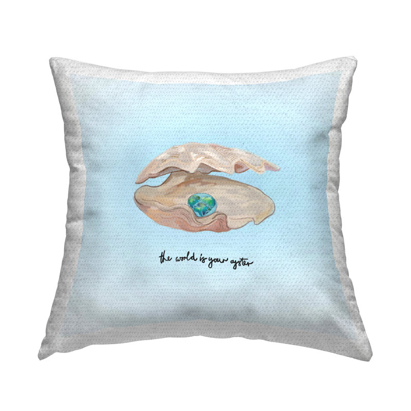 Housse de coussin en polyester pour l'intérieur / extérieur Amelia Noyes