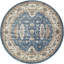 Tapis décoratif floral bleu Linz-40278212