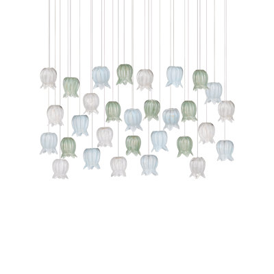 Polpo 7-Light Round Multi-Drop Pendant