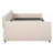 Full Size Upholstered Daybed With Trundle And Wood Slat Support For Comfort And Durability-428020447