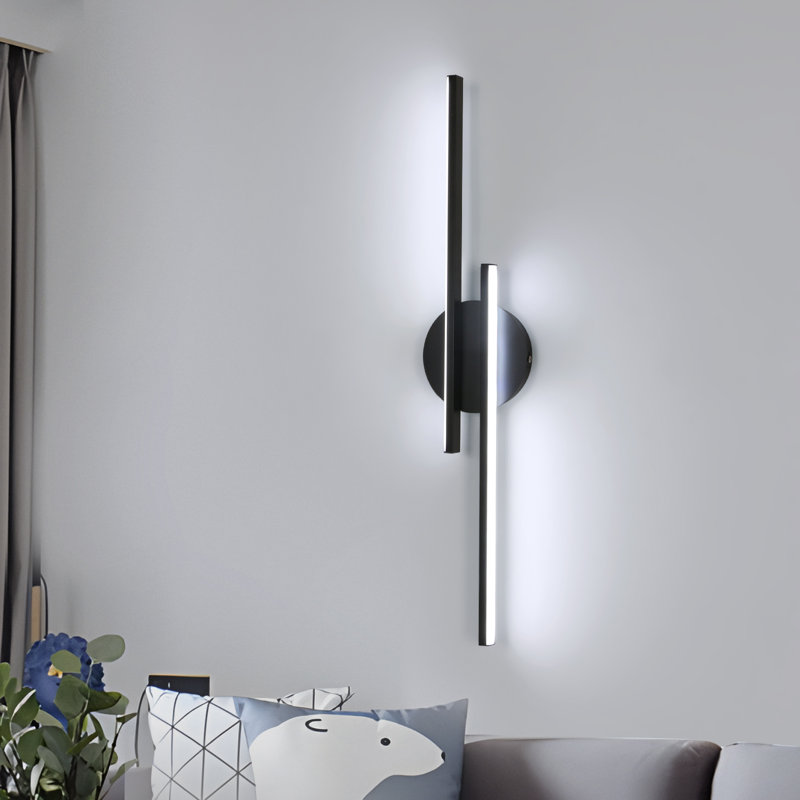 Darlyn 2-Light 60cm Aluminium LED Flush Mounted Sconce, 6500K