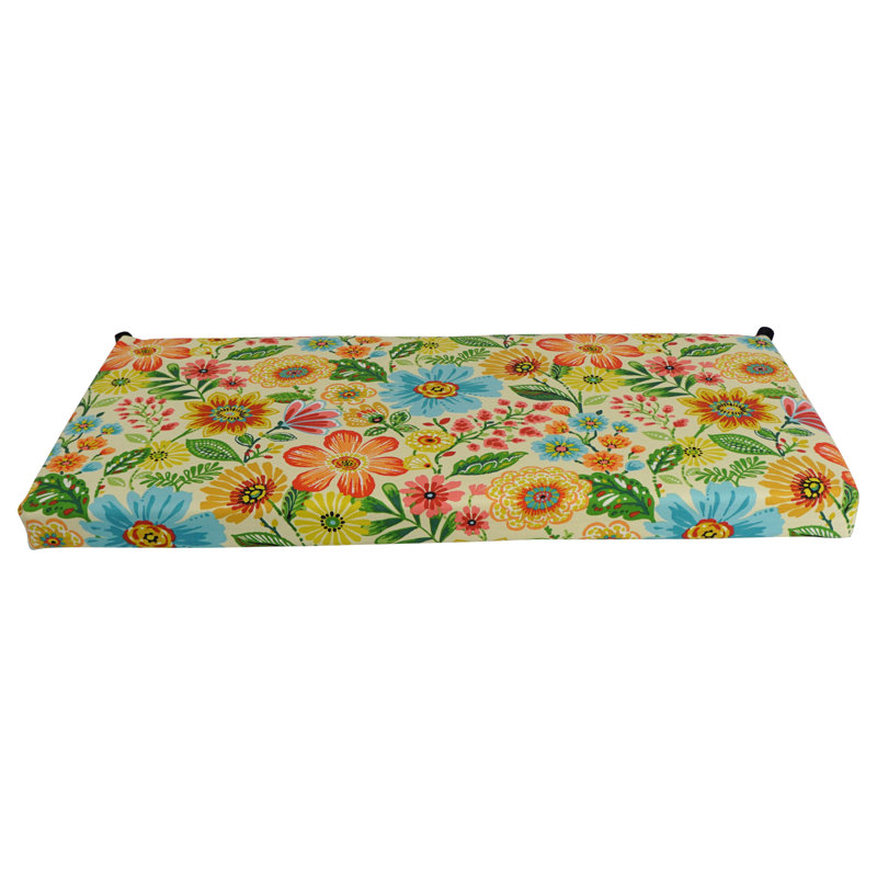 Coussin de banc, Blue/Yellow
