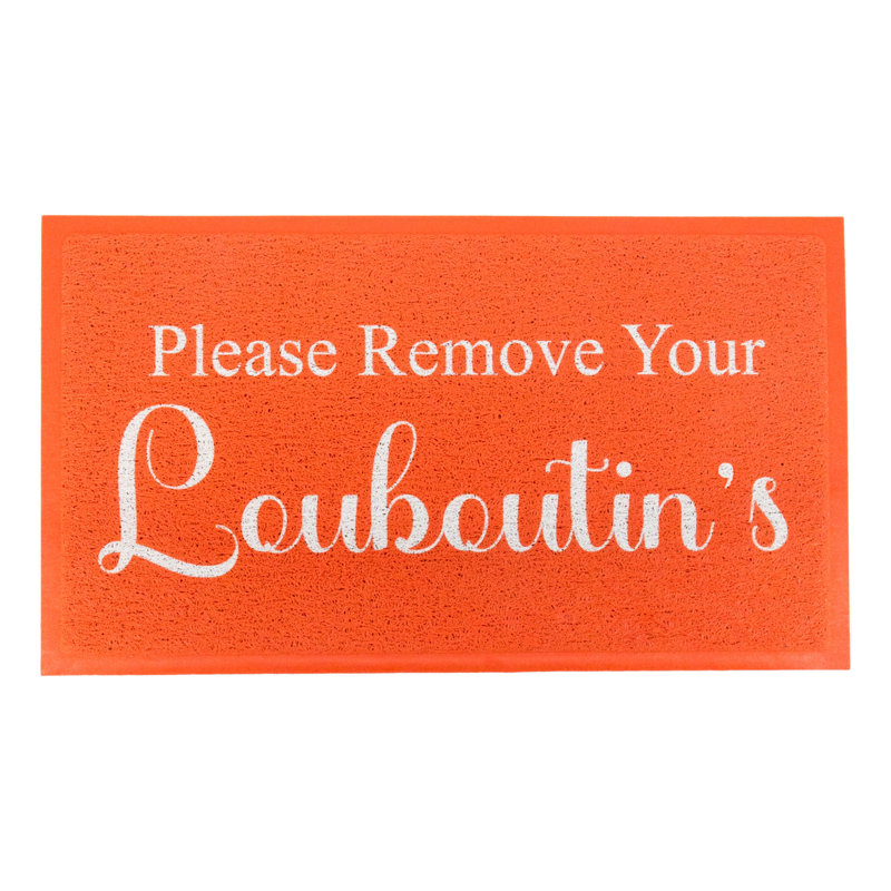 Batdorf Non-Slip Floral Doormat