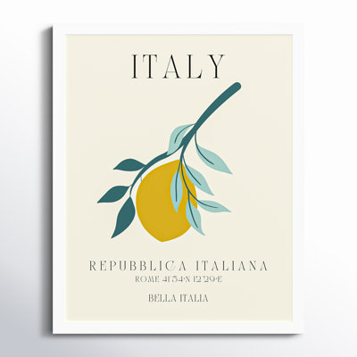 Mirando "Italy Travel Poster" Print