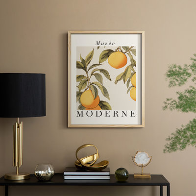 Reproduction florale vintage encadrée XXXVII - bois massif