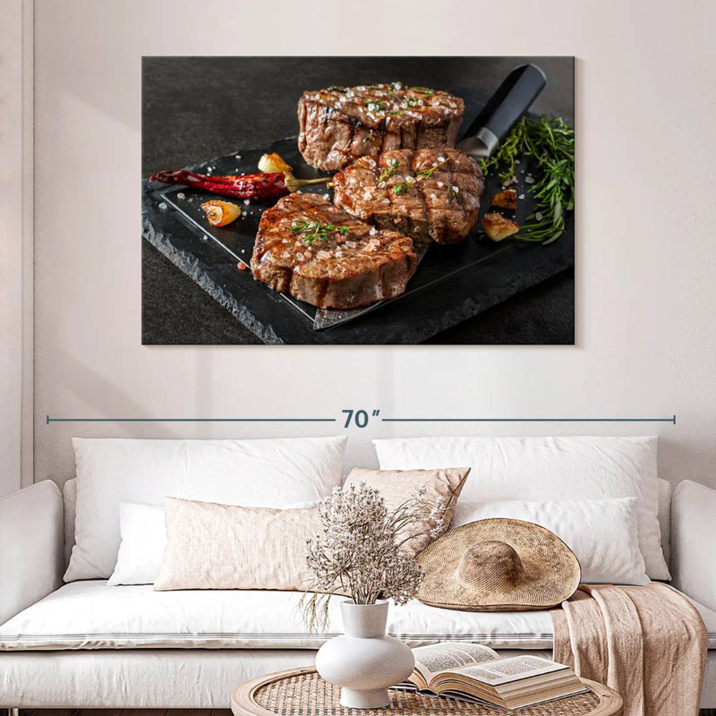 Filet de bœuf grillé Yarlin, H 32 po x l 48 po