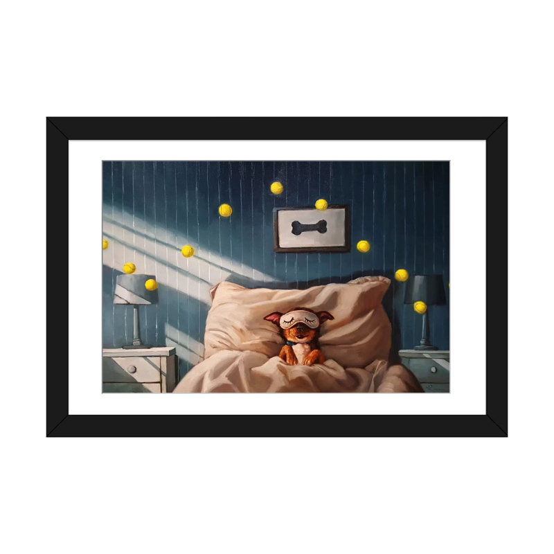 «Bentley's Dream» par Lucia Heffernan, reproduction d'art sur toile tendue, H 16 po x l 24 po x P 1 po, Toile tendue