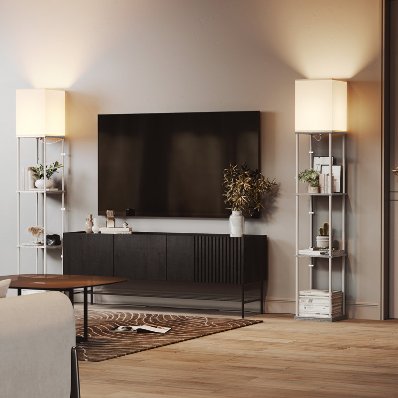 Lampe sur pied colonne 63 "Oriyan