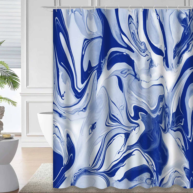 Rideau de douche Marble, L 72 po x l 84 po