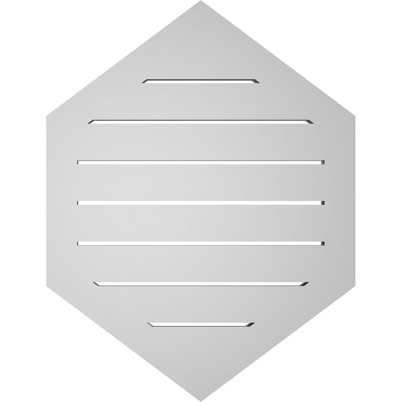 Pente verticale verticale en uréthane 9 pi, H 26 po x l 20 po x P 1,5 po