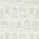 Beach Huts Wallpaper
