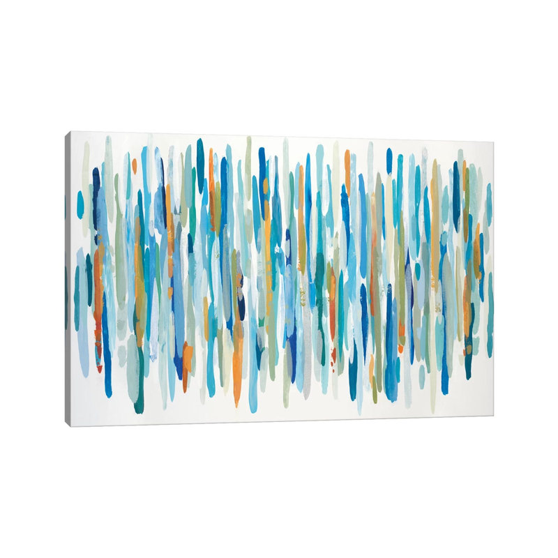«Optimism» par Randy Hibberd - peinture sur toile tendue, H 26 po x l 40 po x 1,5 po