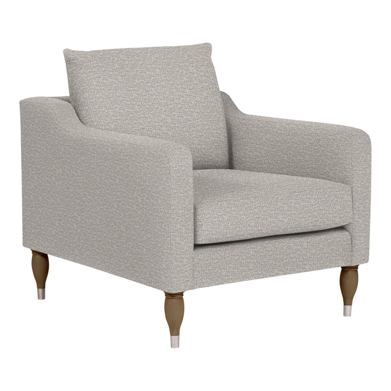 Chaise Thea, Hampton, Perigold poivre blanc